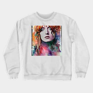 portrait of Florence Welch Crewneck Sweatshirt